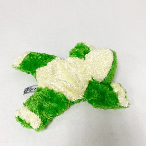 Aurora Floppy Green Frog Bean Bag Plush Stuffed Animal 12" - Picture 5 of 6